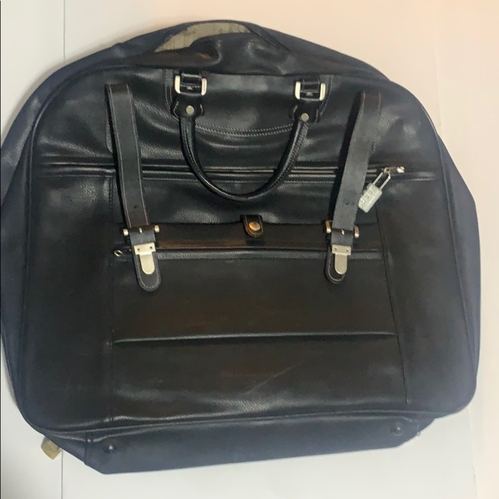 Samsonite compact attachable garment bag leather